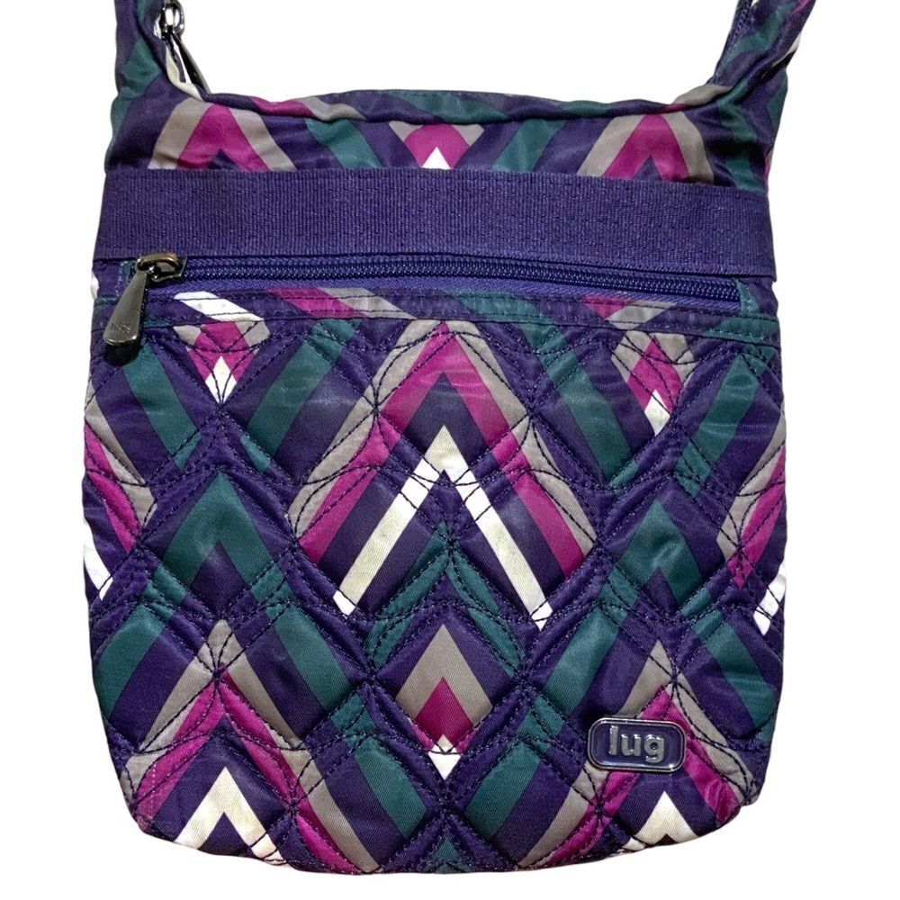 LUG RFID Skipper 2.0 Purple Shoulder Cross Body Bag Purse
